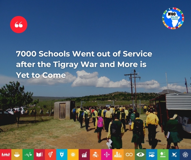 خرجت 7000 مدرسة عن الخدمة بعد حرب تيغراي، وما زال هناك المزيد في المستقبل