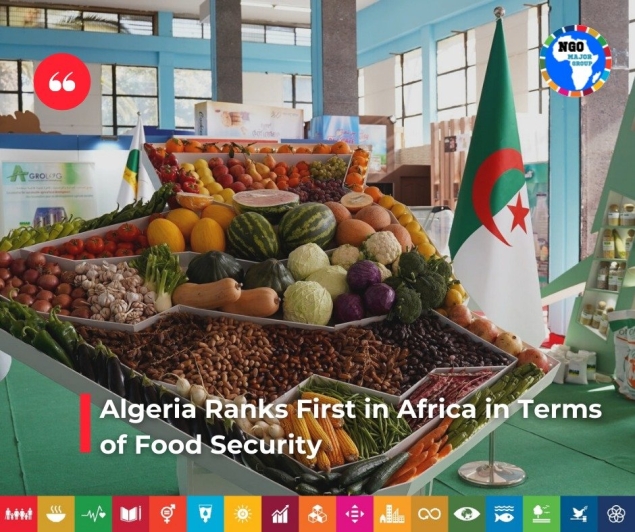 Algeria Ranks First in Africa in Terms of Food Security