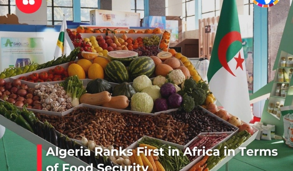 L'Algérie se classe première en Afrique en termes de sécurité alimentaire