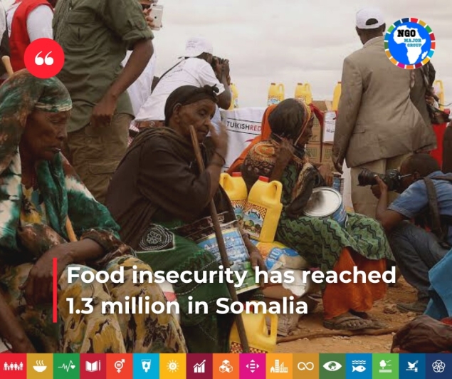 L'insécurité alimentaire a atteint 1,3 million de personnes en Somalie