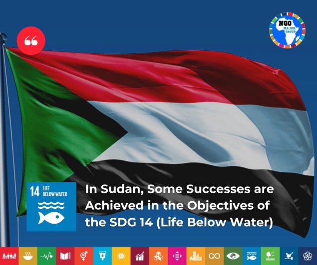 في السودان، تم تحقيق بعض النجاحات في أهداف الهدف 14 من أهداف التنمية المستدامة (الحياة تحت الماء)