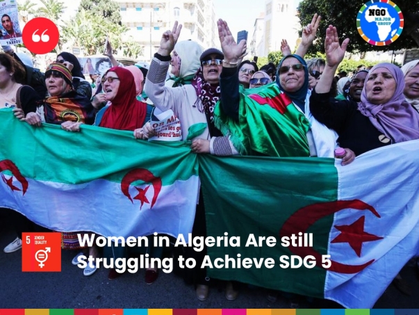 لا تزال المرأة في الجزائر تكافح من أجل تحقيق الهدف الخامس من أهداف التنمية المستدامة